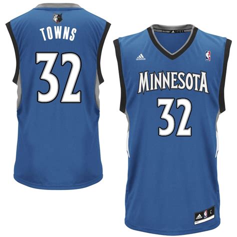 men's adidas minnesota timberwolves karl towns nba replica jersey|karl anthony towns news.